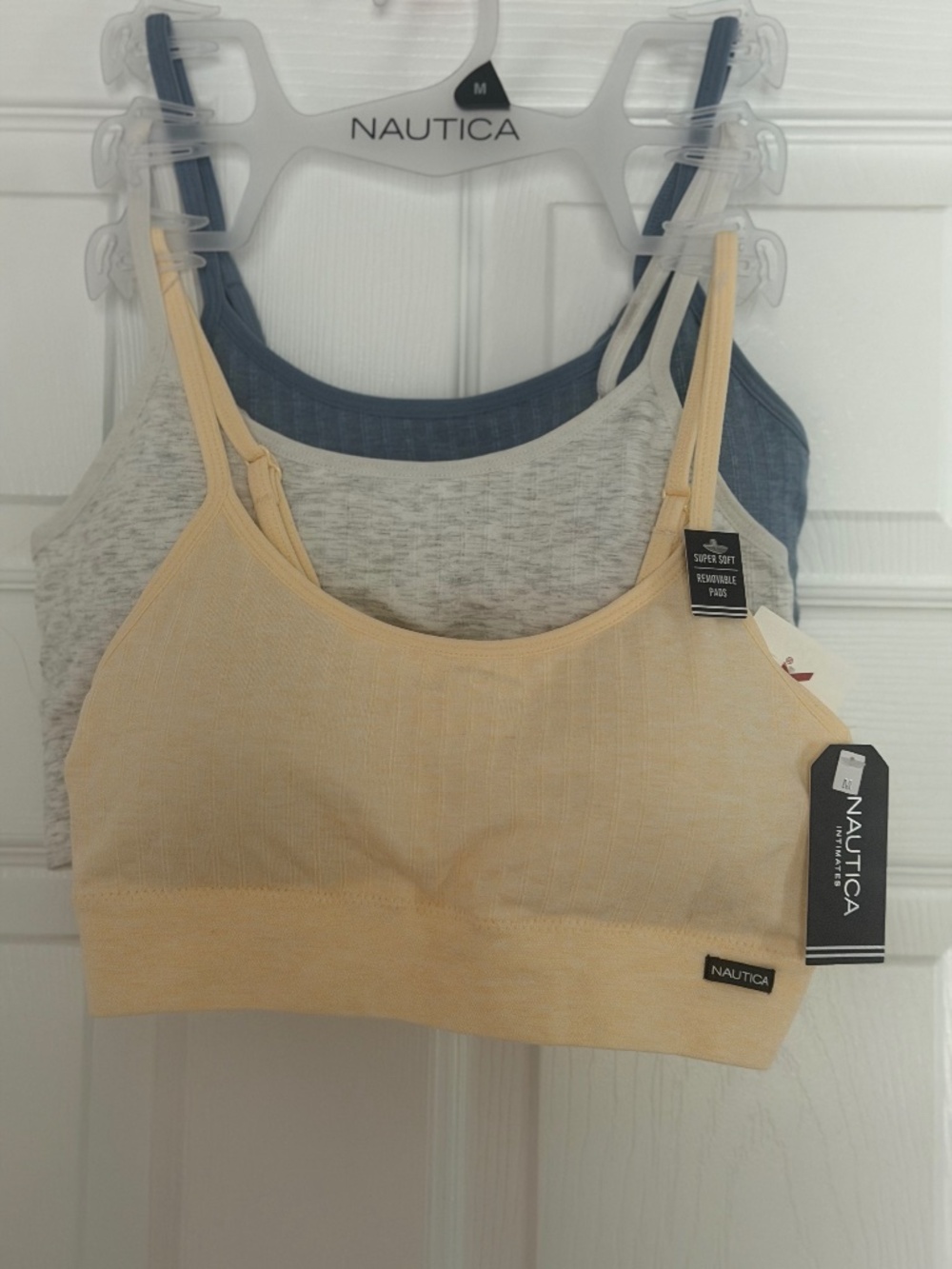 Nautica 3 pack comfort seamless‎ lounge sports bras